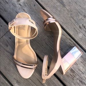 TriColor Chunky Heel